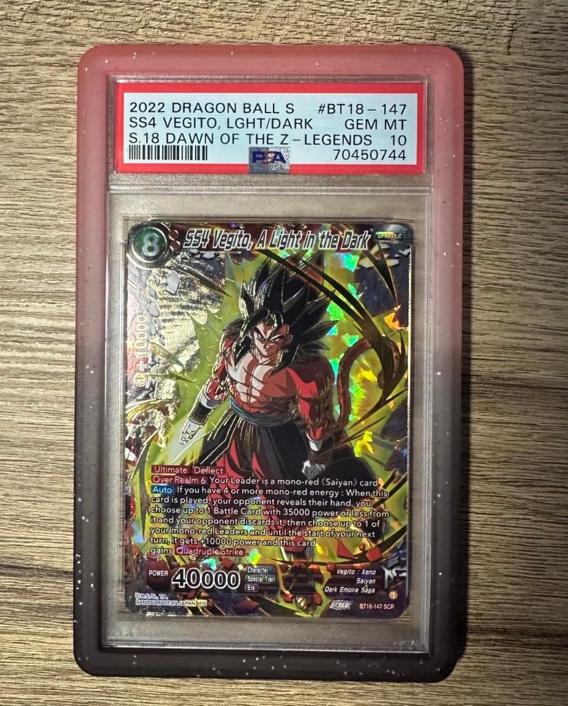 SS4 Vegito, A Light in the Dark PSA 10, Hobby en Vrije tijd, Verzamelkaartspellen | Overige, Ophalen of Verzenden, Zo goed als nieuw