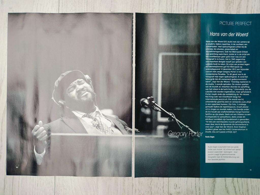 Tijdschrift artikel Gregory Porter Jazzism magazine 2024, Verzenden, Zo goed als nieuw, Boek, Tijdschrift of Artikel