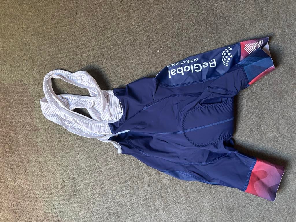 Fietsbroek met bretels - BeGlobal product media, Heren, Overige maten, Zo goed als nieuw, Onderkleding