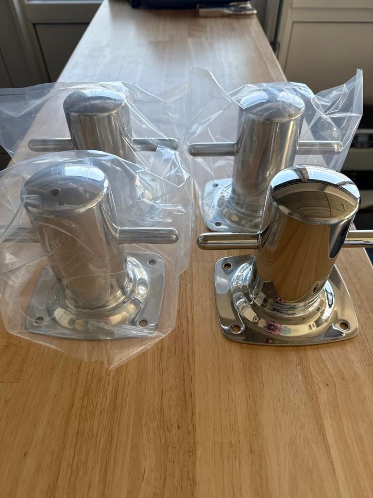 Nieuwe RVS Bolders voor Boot - Set van 4, Ophalen of Verzenden, Nieuw, Overige typen