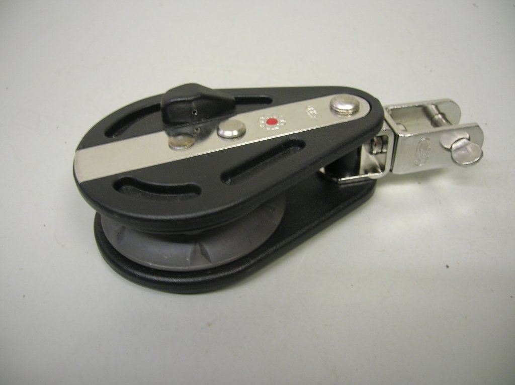 Ratelblok, kogellagers, draaiwartel/gaffelsluiting, tot 10mm, Watersport en Boten, Ophalen of Verzenden, Nieuw, Lijn of Blok