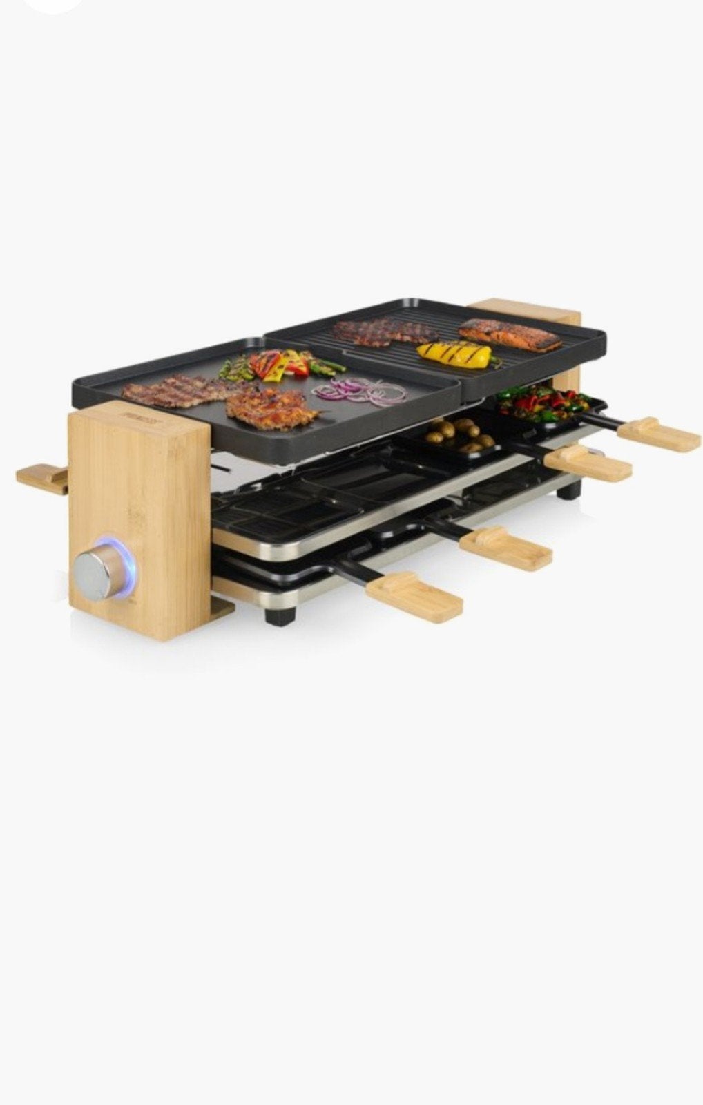 Princess Raclette Pure 8, Witgoed en Apparatuur, Ophalen of Verzenden, Nieuw, 4 t/m 7 personen