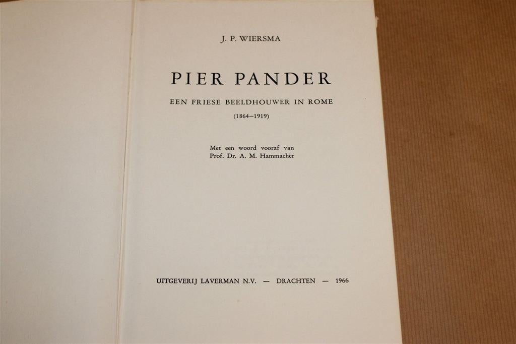 Pier Pander [1966] — Een Friese Beeldhouwer in Rome, Ophalen of Verzenden, Gelezen