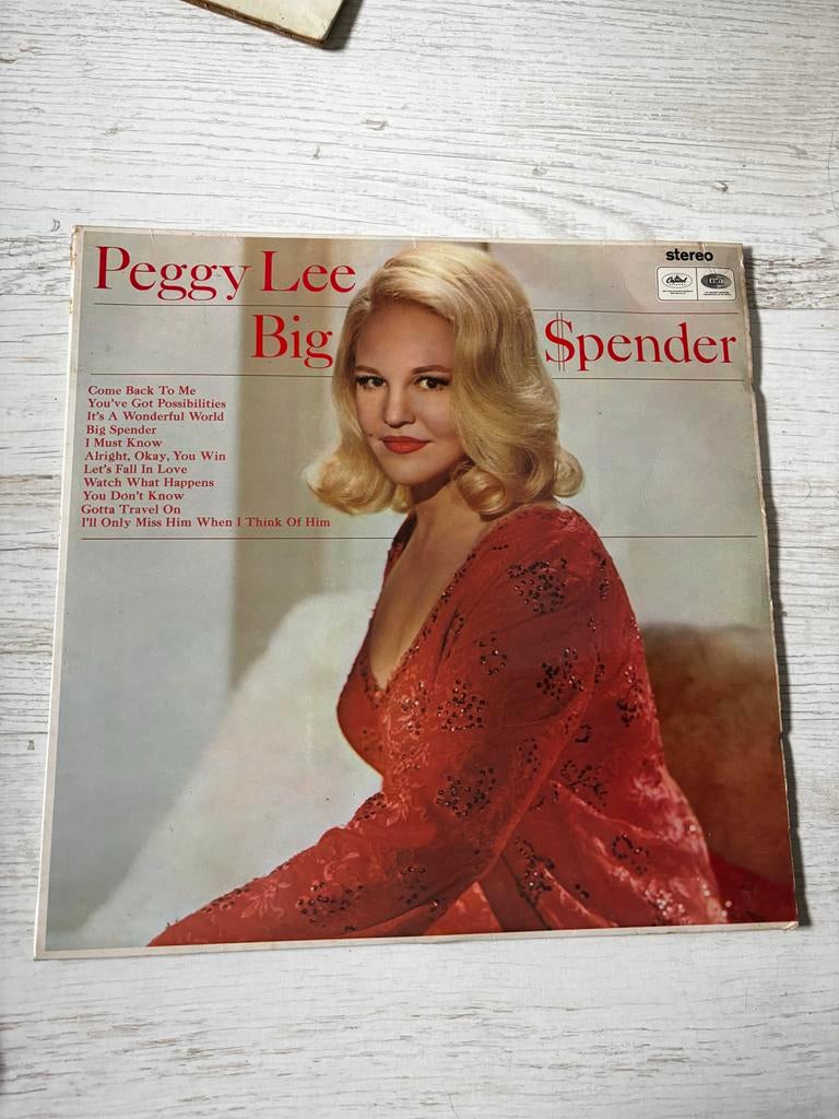 18 oude platen, o.a. Peggy Lee, Ella Fitzgerald, Cd's en Dvd's, Ophalen, 1960 tot 1980, Gebruikt, 12 inch