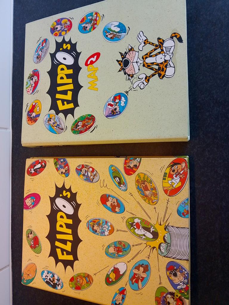 Flippo's verzamelmappen met Mega Flippo's en Looney Tunes, Verzamelen, Flippo's, Ophalen of Verzenden, Mega, Verzameling, Met verzamelmap(pen)