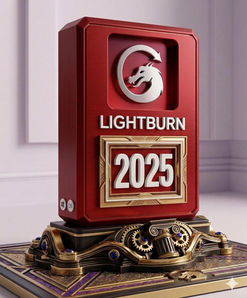 LightBurn 2025 volledige versie – De beste laser graveer, Computers en Software, Ophalen, Nieuw, Windows