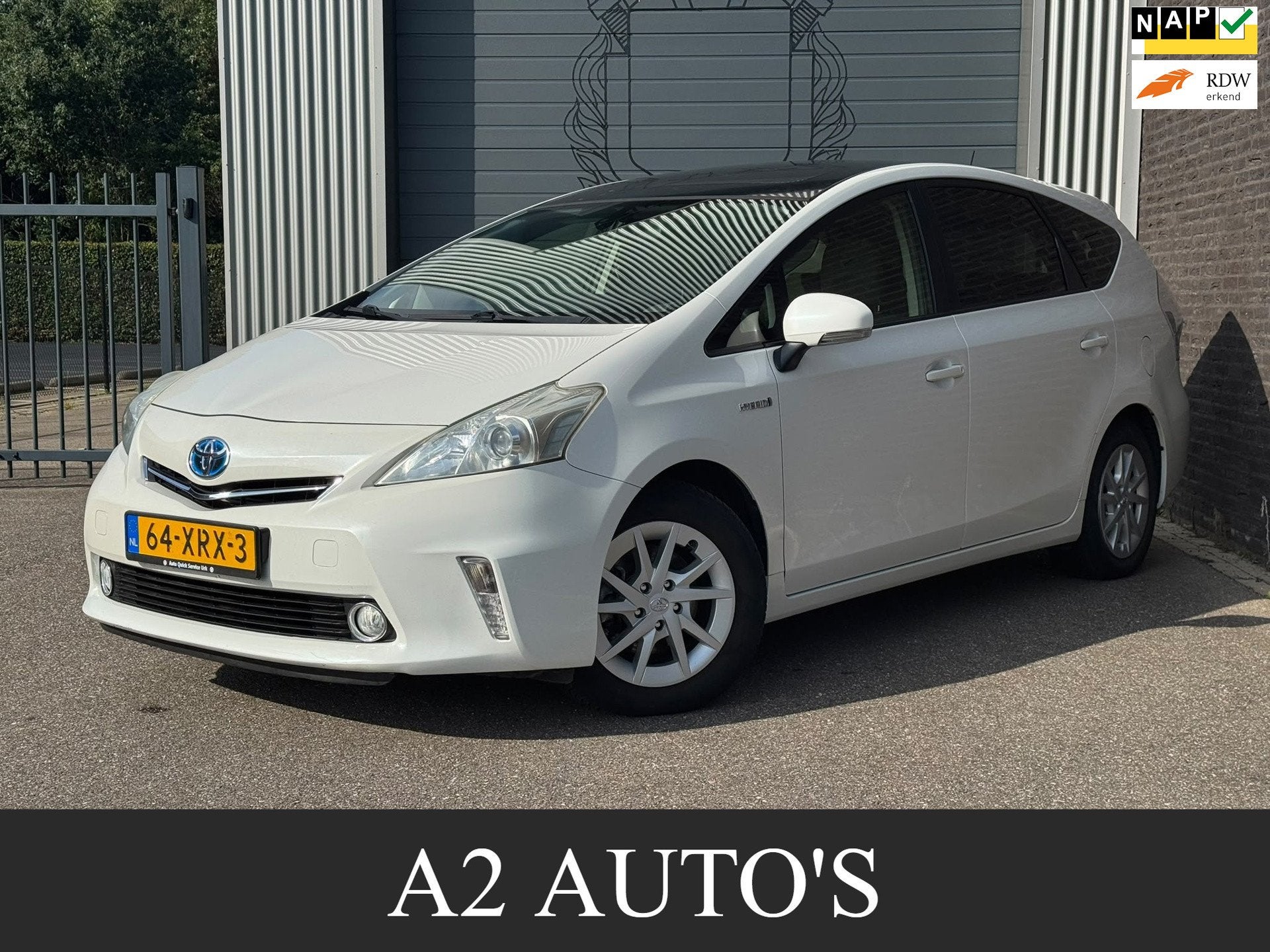 Toyota Prius Wagon 1.8 Aspiration 96g Nap|Pano|Navi, Auto's, Stof, Gebruikt, 4 cilinders, 7 stoelen