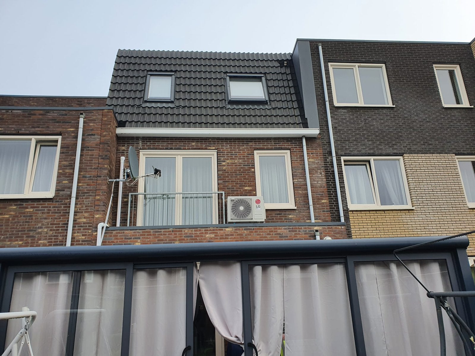 Ruime aluminium overkapping 5 x 4, Doe-het-zelf en Verbouw, Ophalen, 225 cm of meer, Aluminium, Zo goed als nieuw