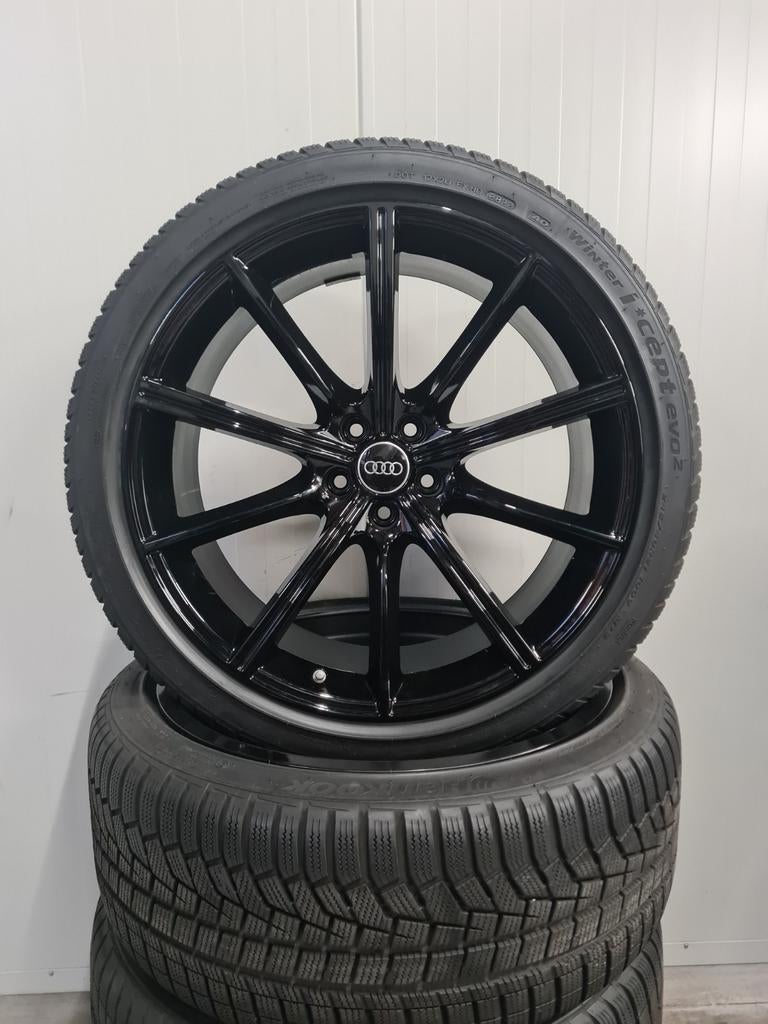 21' Audi RS6 RS7 C8 4K Velgen met winterbanden Origineel 7mm, 19 inch, 245 mm, Banden en Velgen, Personenwagen