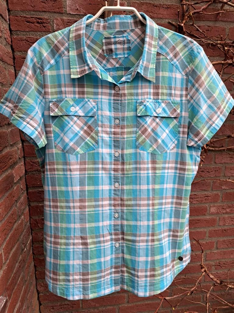 WildeBeast Geruite Blouse - Maat 40, Kleding | Dames, Maat 38/40 (M), Blauw, Ophalen of Verzenden, WildeBeast