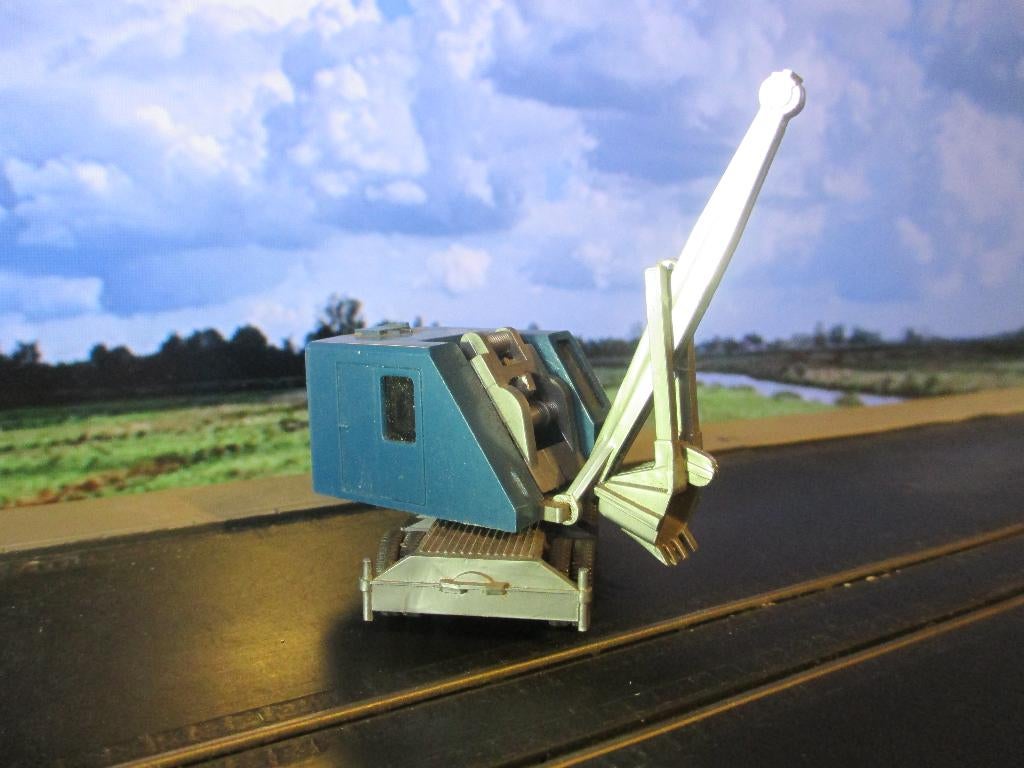 Krupp-Ardelt Mobilseilbagger GU25 Wiking 66 azurblau 1963-64, Ophalen of Verzenden, Gebruikt, Bus of Vrachtwagen, Wiking