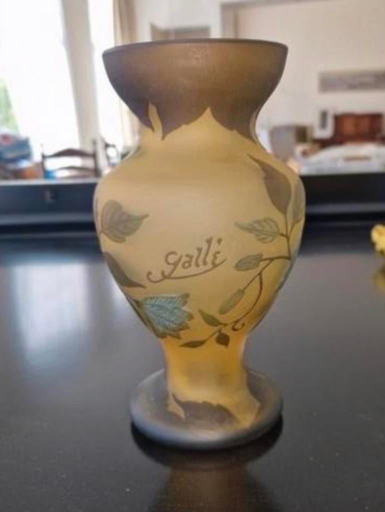 Prachtige Art Nouveau Vaas van Émile Gallé, Antiek en Kunst, Antiek | Vazen, Ophalen of Verzenden