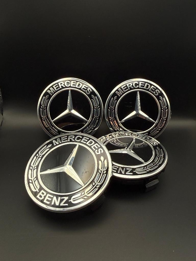 Mercedes Benz 75mm Wielnaafdoppen Set 4x – Duitse Kwaliteit, Verzenden, Nieuw