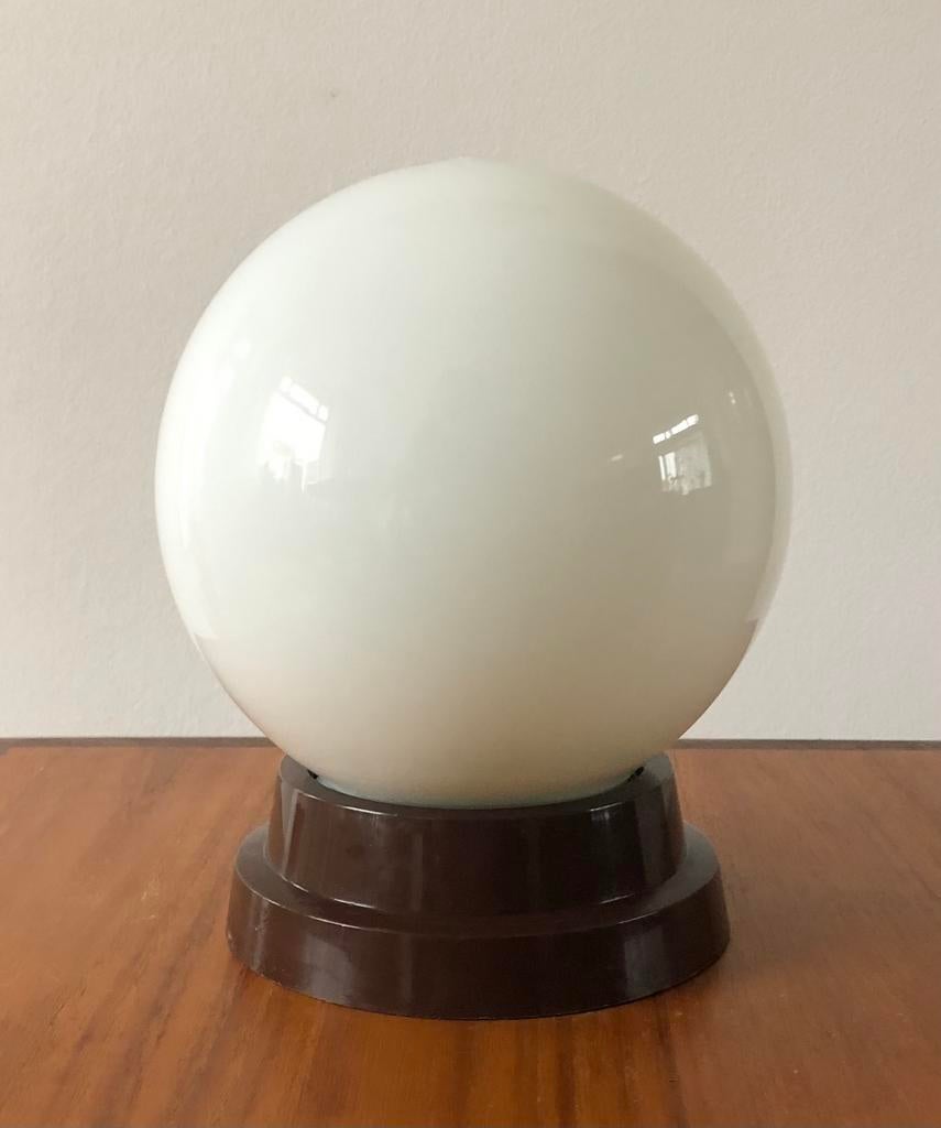 Vintage Space Age bollamp | jaren 70, Huis en Inrichting, Lampen | Plafondlampen, Ophalen of Verzenden, Zo goed als nieuw