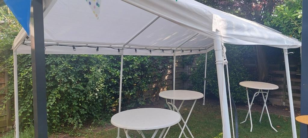 Mm partytent en Partyverhuur, Tuin en Terras, Partytenten, Ophalen of Verzenden, Zo goed als nieuw, Partytent