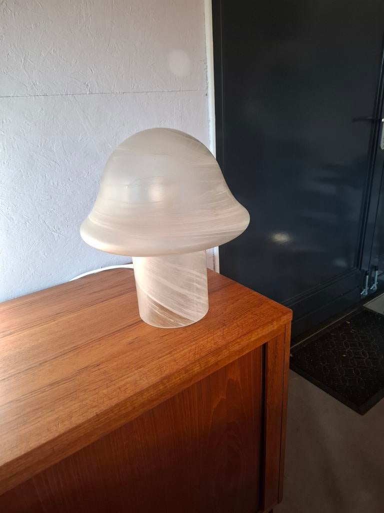 Peill en Pützler paddenstoel tafellamp, Ophalen of Verzenden, Onbekend, Vintage, Glas