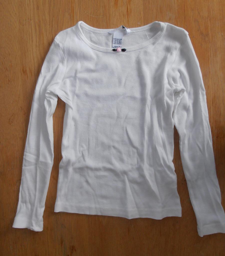 longsleeve maat 122/128, Kinderen en Baby's, Kinderkleding | Maat 122, Gebruikt, Meisje, H&M, Ophalen of Verzenden