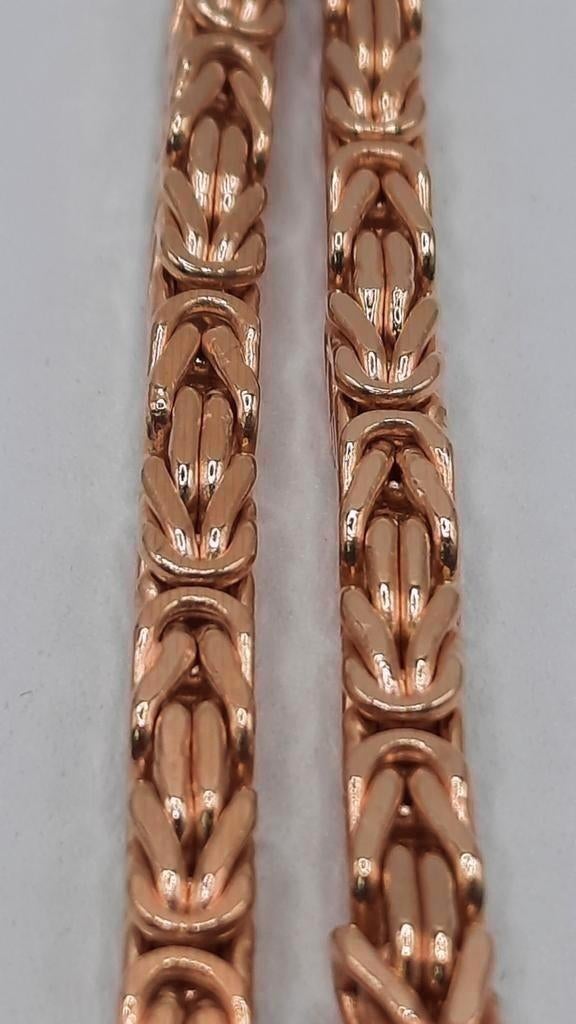 gouden Koningsketting 14kt, Www.bredajuwelier.nl, Nieuw, Ophalen of Verzenden, Www.bredajuwelier.nl