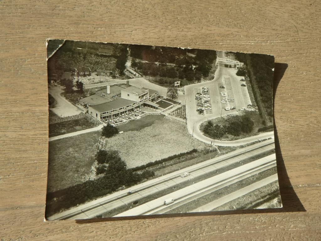Bunnik, Moto Resto/luchtfoto 1959, Verzenden, 1940 tot 1960, Gelopen, Groningen