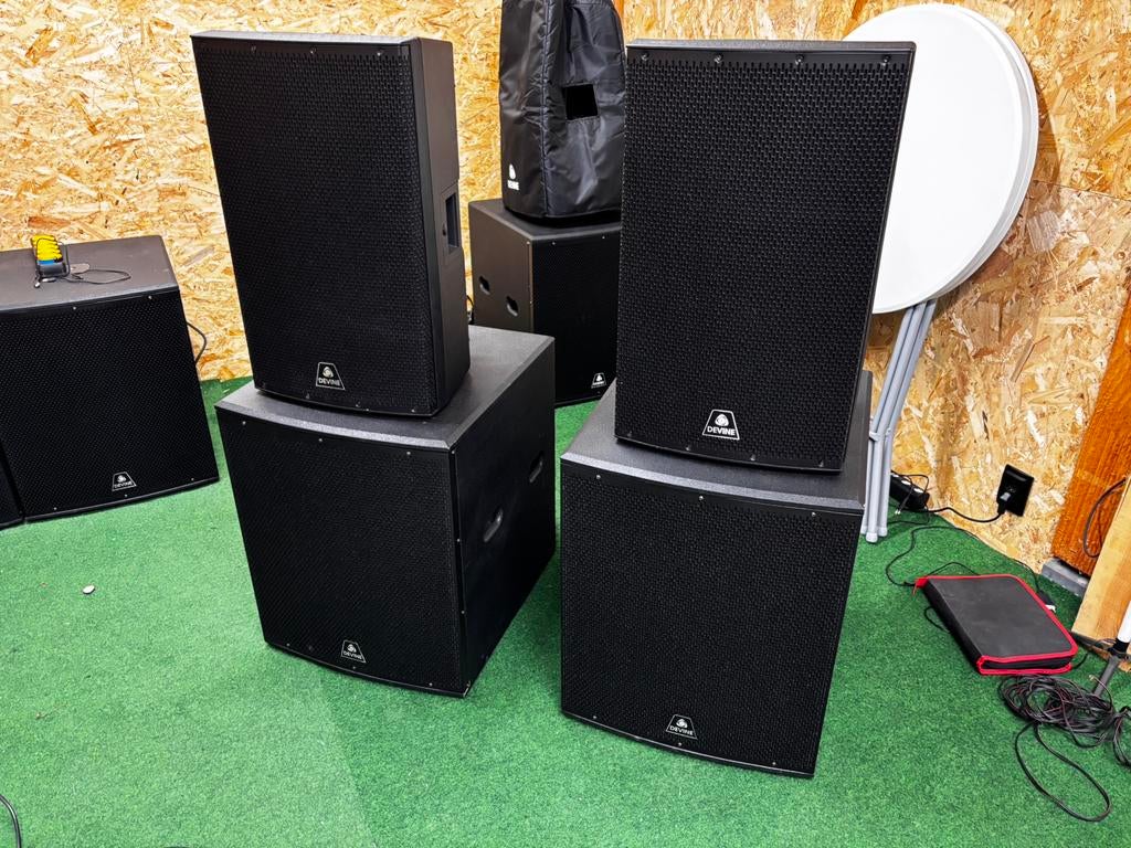 Devine onyx speaker pa systeem woofer full range speaker, Ophalen, Zo goed als nieuw, 1000 watt of meer, P.A.
