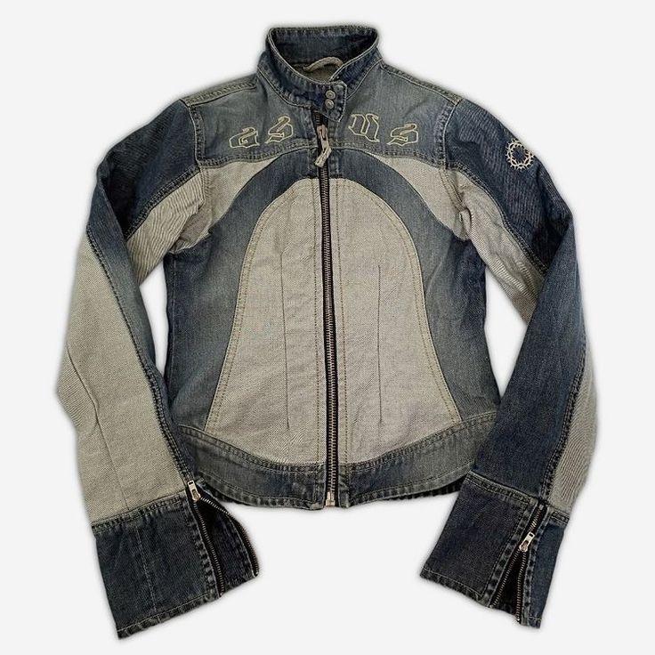 Gsus Raw Denim Jas - Maat L - Unisex, Ophalen of Verzenden, Zo goed als nieuw, Maat 42/44 (L), Blauw