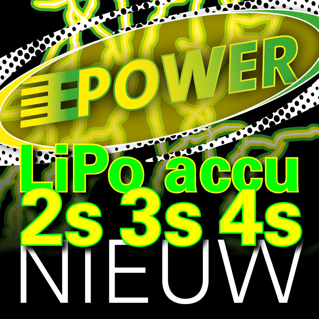 LiPo accu E-POWER 2s/3s/4s Traxxas, Arrma, Losi vanaf €22,-, Hobby en Vrije tijd, Modelbouw | Radiografisch | Auto's, Elektro