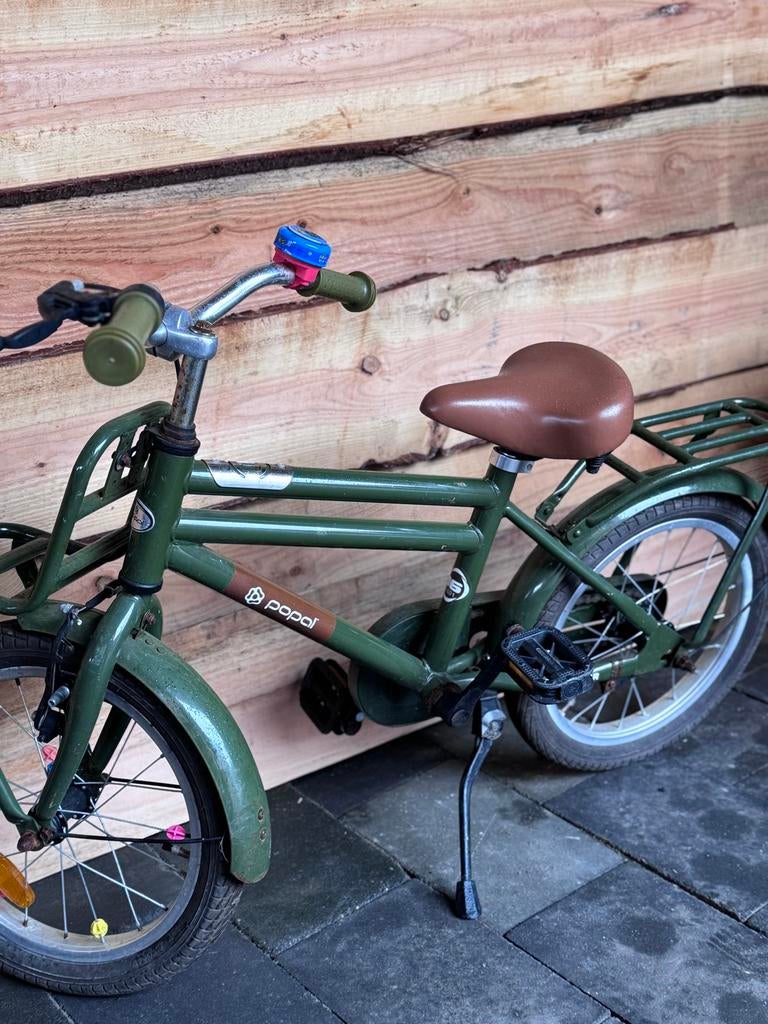 Popal Jongensfiets 16 inch - Prima fiets!, Fietsen en Brommers, Fietsen | Jongens, Ophalen, Gebruikt, 16 inch, Handrem