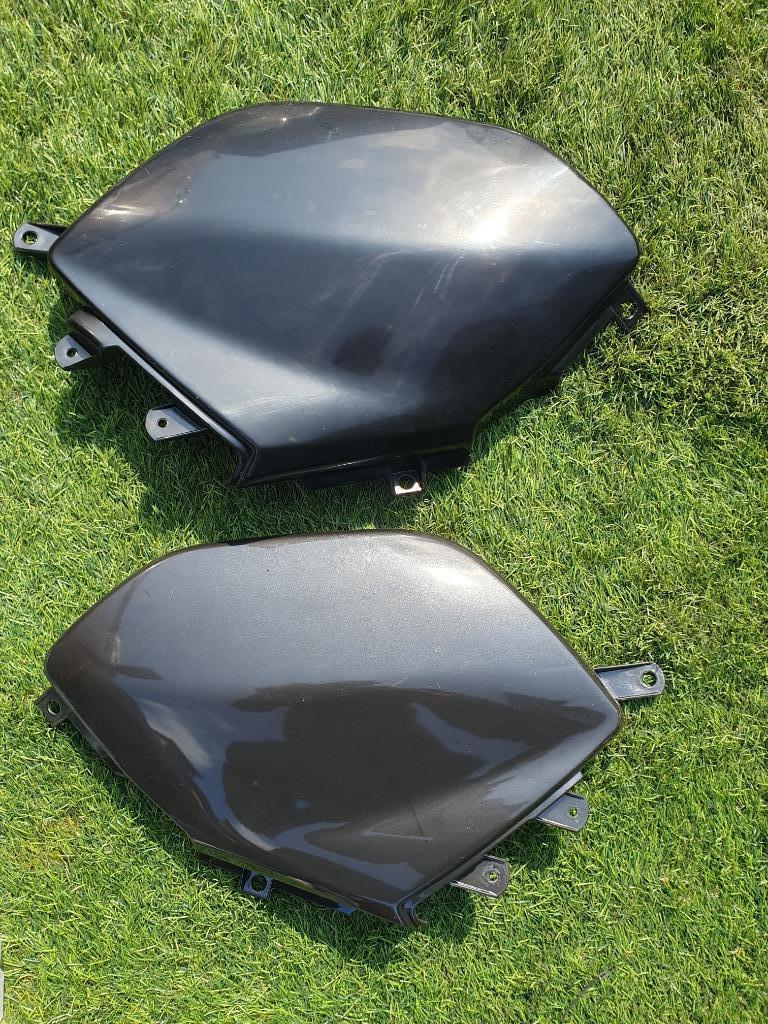 Nieuw Achterkap zijkappen Yamaha DT 50 Zij schermen Zwart, Fietsen en Brommers, Brommeronderdelen | Algemeen, Ophalen of Verzenden