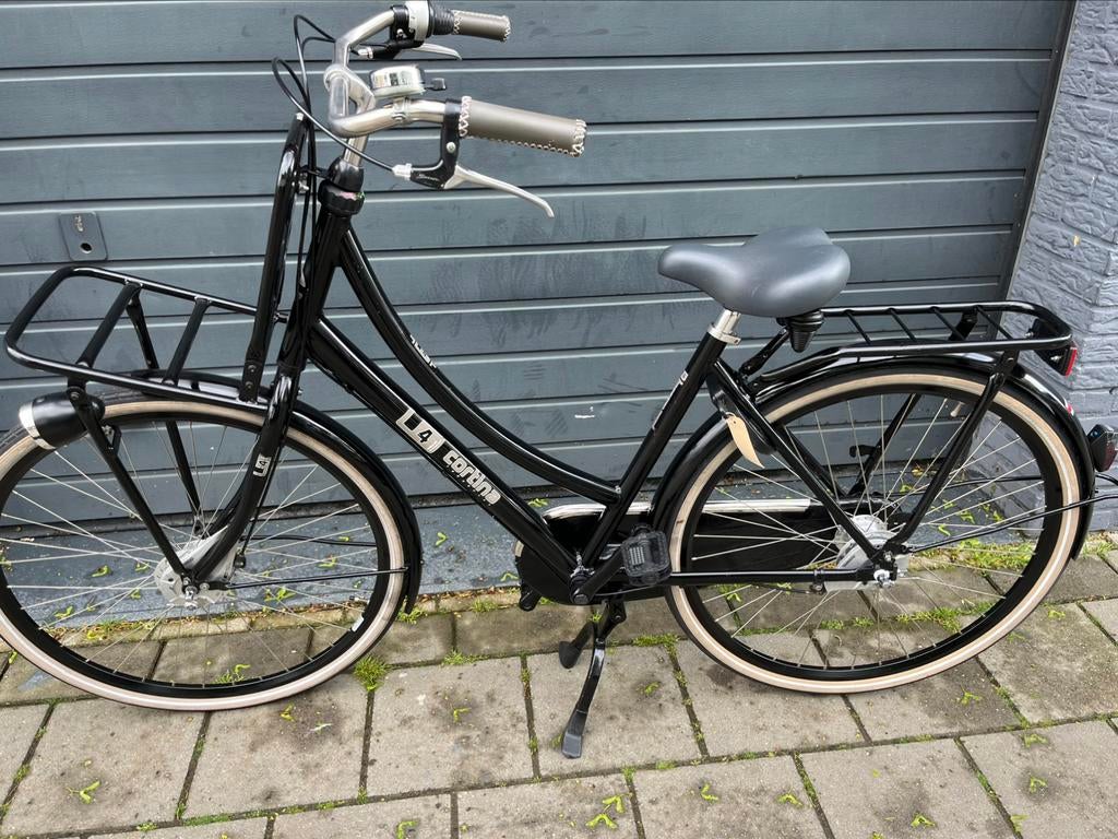 Zeer nette Cortina 24 ,en 26 meisjes transportfiets met 3v, Ophalen, Zo goed als nieuw, 26 inch of meer