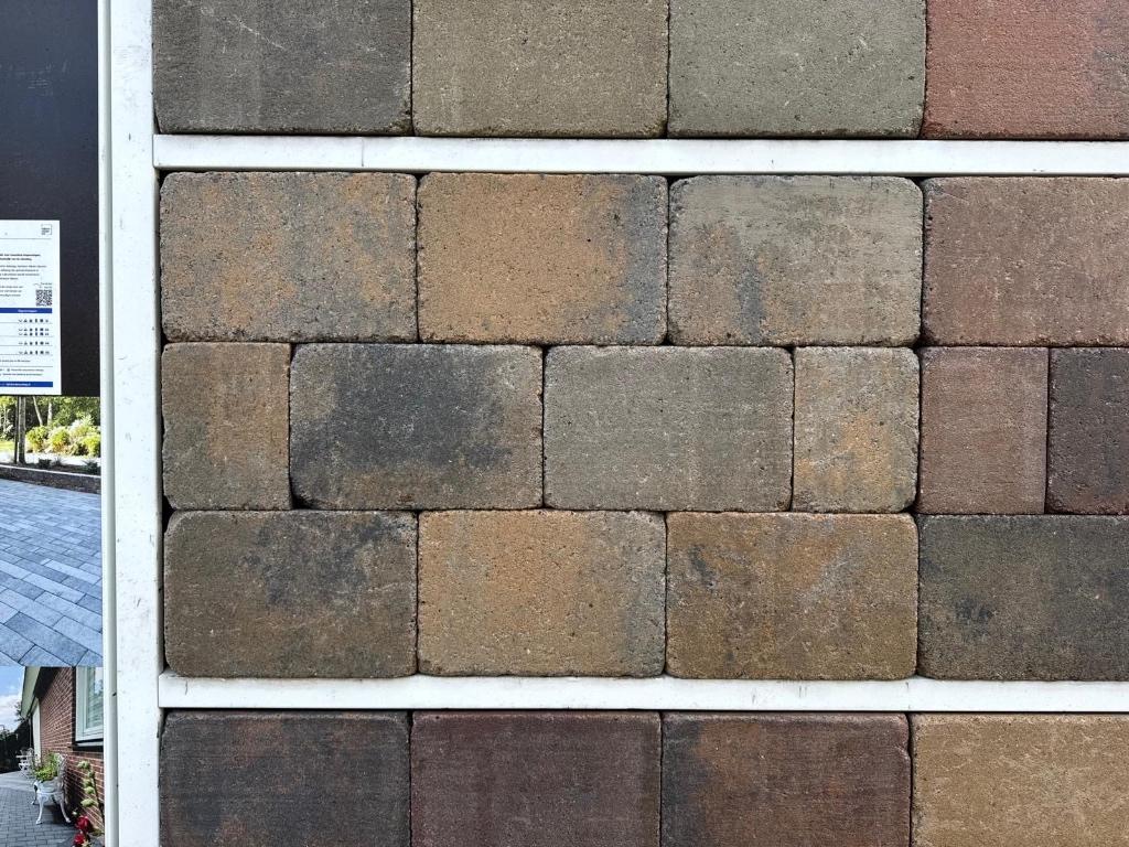 stonique trommel 20x30x6 musselkalk, Tuin en Terras, Klinkers, Nieuw, Ophalen of Verzenden, 10 m² of meer