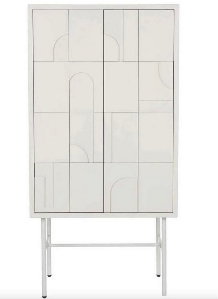 Stijlvolle Kabinetkast met Geometrisch Design, Antiek en Kunst, Ophalen
