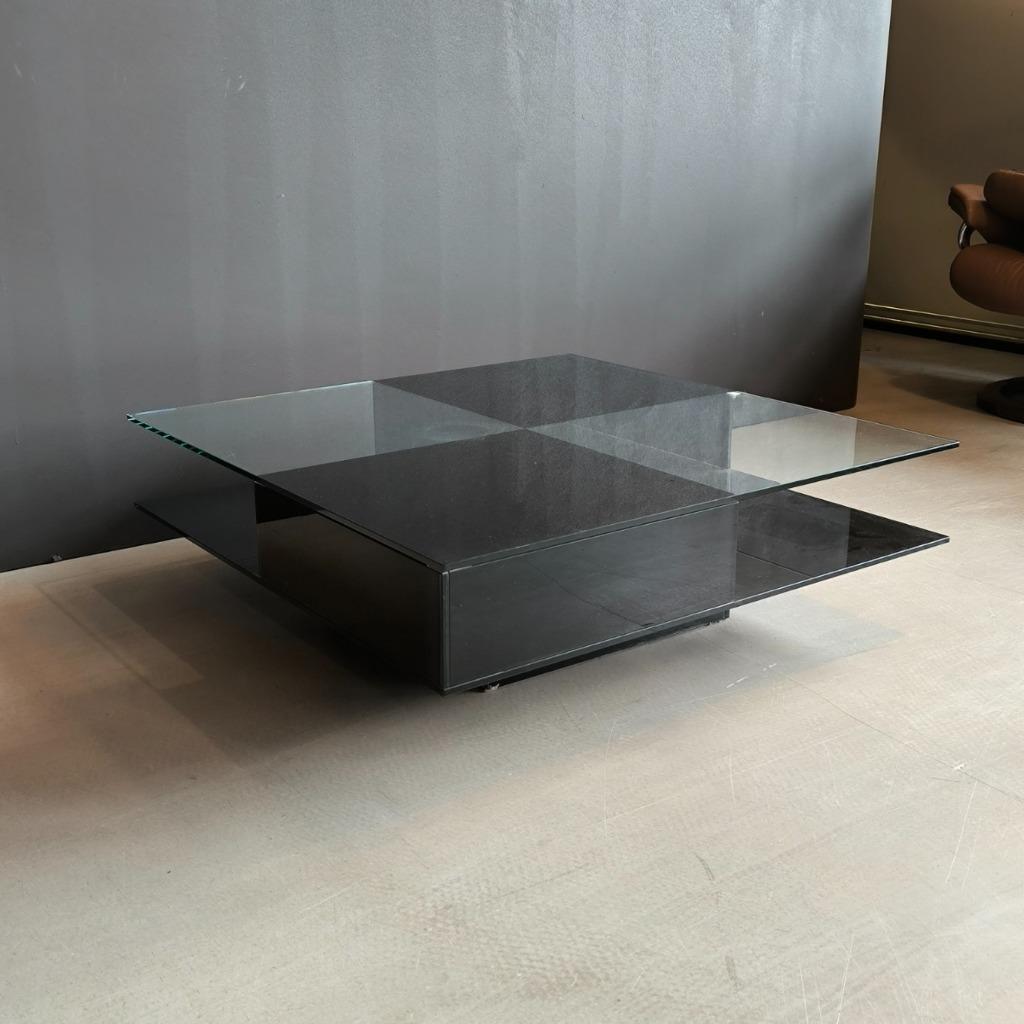 Salontafel Glas Design Eltink, Ophalen, 100 tot 150 cm, Vierkant, Nieuw