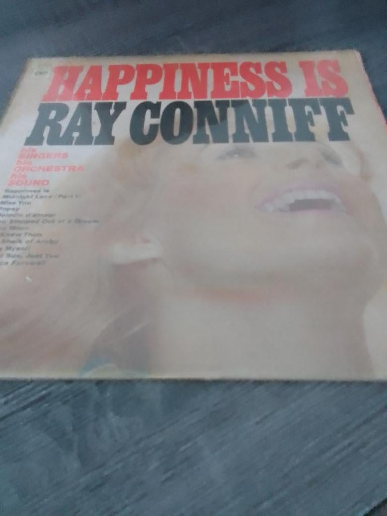 Ray Conniff - Happiness Is LP, Ophalen, Gebruikt, 12 inch