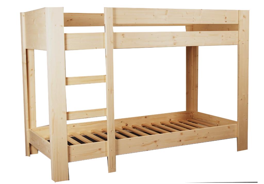 NIEUW massief houten hoogslaper in ELKE maat, heel stevig!, Ophalen of Verzenden, Nieuw, Hoogslaper