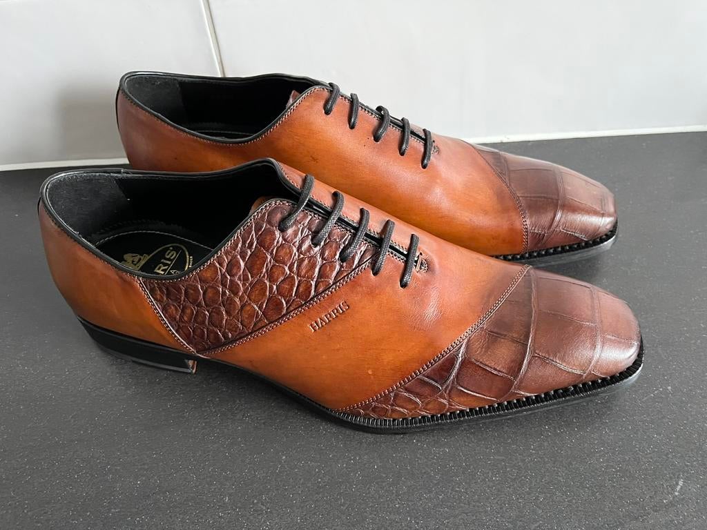 Harris herenschoenen maat 10.5 /45 nieuw, Bruin, Nieuw, Ophalen of Verzenden, Harris