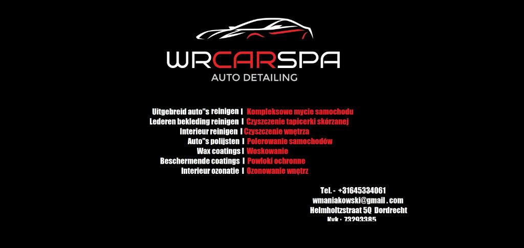 WRcarSPA Auto detailing Dordrecht, Geurverwijdering