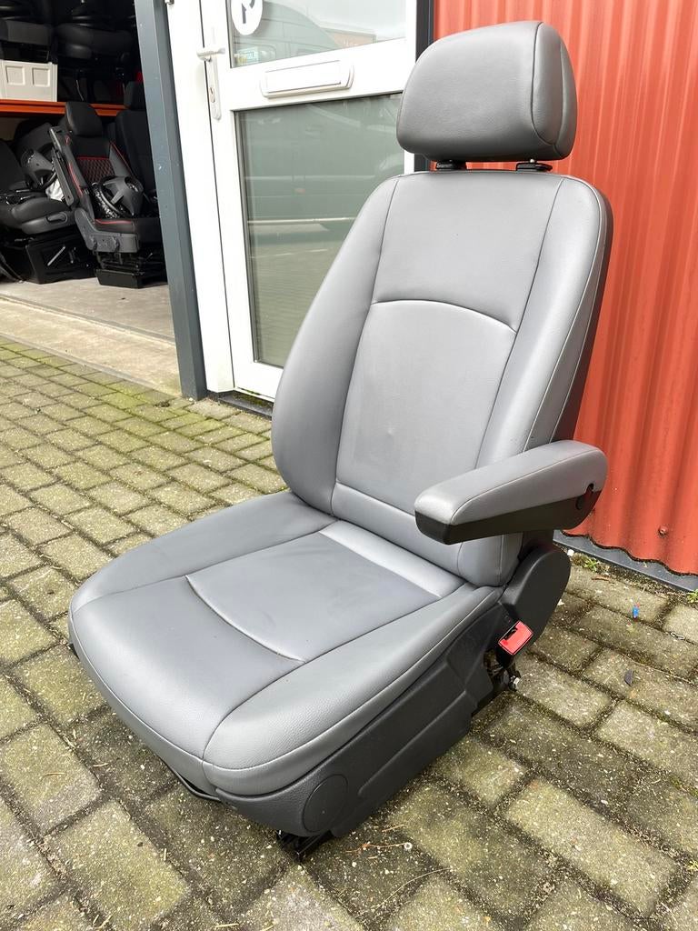 Bijrijdersstoel stoel rechts Mercedes Vito w639 grijs leder, Ophalen of Verzenden, TymTop, Tymtop5@gmail.com, 3161EK