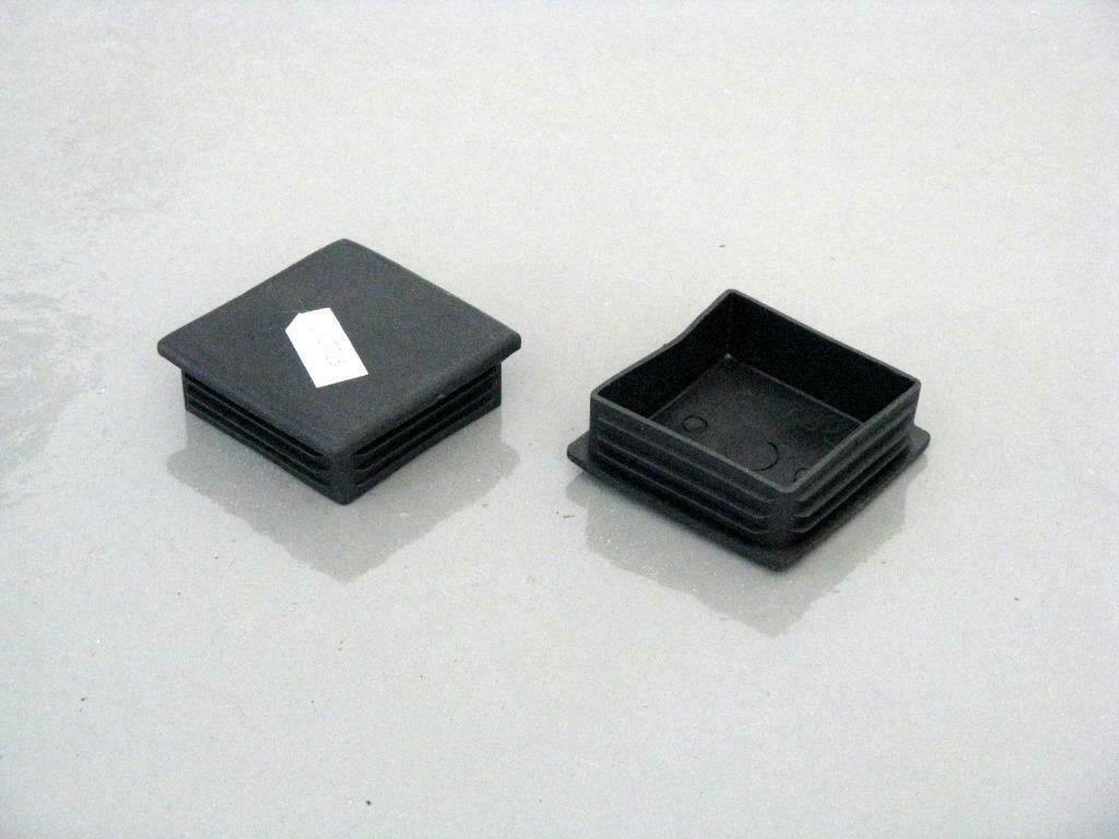 Vierkante insteekdoppen, zwart plastic, Ophalen of Verzenden, Nieuw