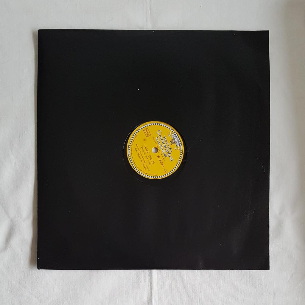 Aïda van Verdi en Triumphmarsch op Bakeliet 78 toeren, Gebruikt, 10 inch, Overige genres, Overige typen
