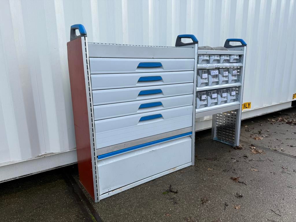 Zeer nette sortimo bedrijfswagen inrichting, Ophalen