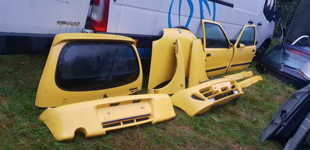 FIAT SEICENTO SPORTING VOORBUMPER +ACHTERBUMPER +VOORSCHERME, Auto-onderdelen, Ophalen of Verzenden, Gebruikt, Voor, Bumper