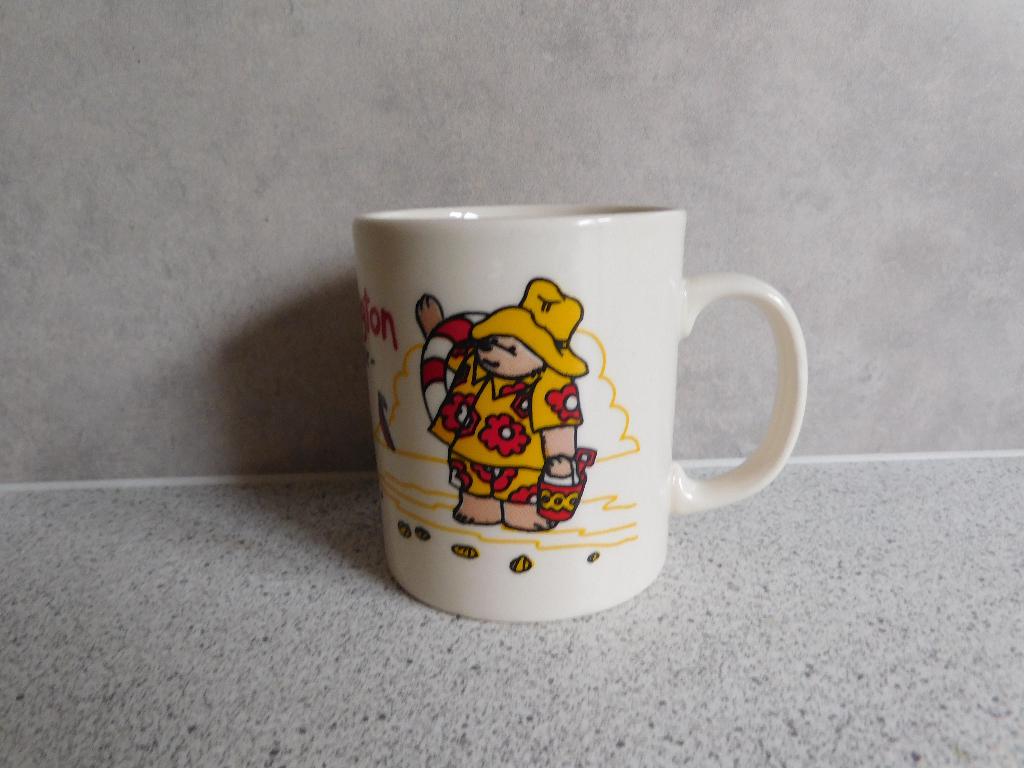 Mok 9x8 cm. Paddington Summer Douwe Egberts, Ophalen of Verzenden, Zo goed als nieuw, Overige stijlen, Kop(pen) en/of Schotel(s)