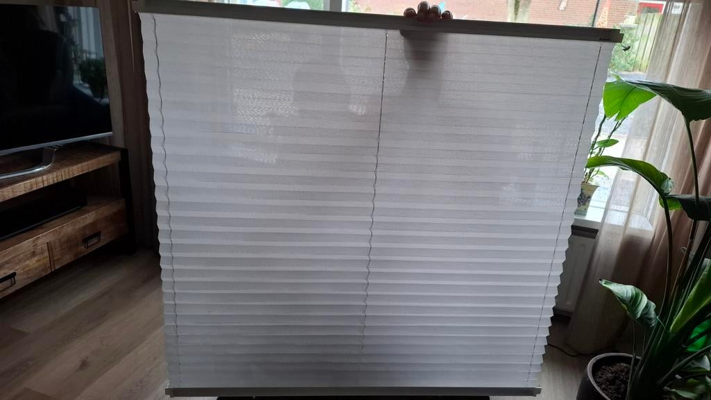 Fakro Dakraam Plisségordijn Off White 96x93 cm ZGAN, Ophalen