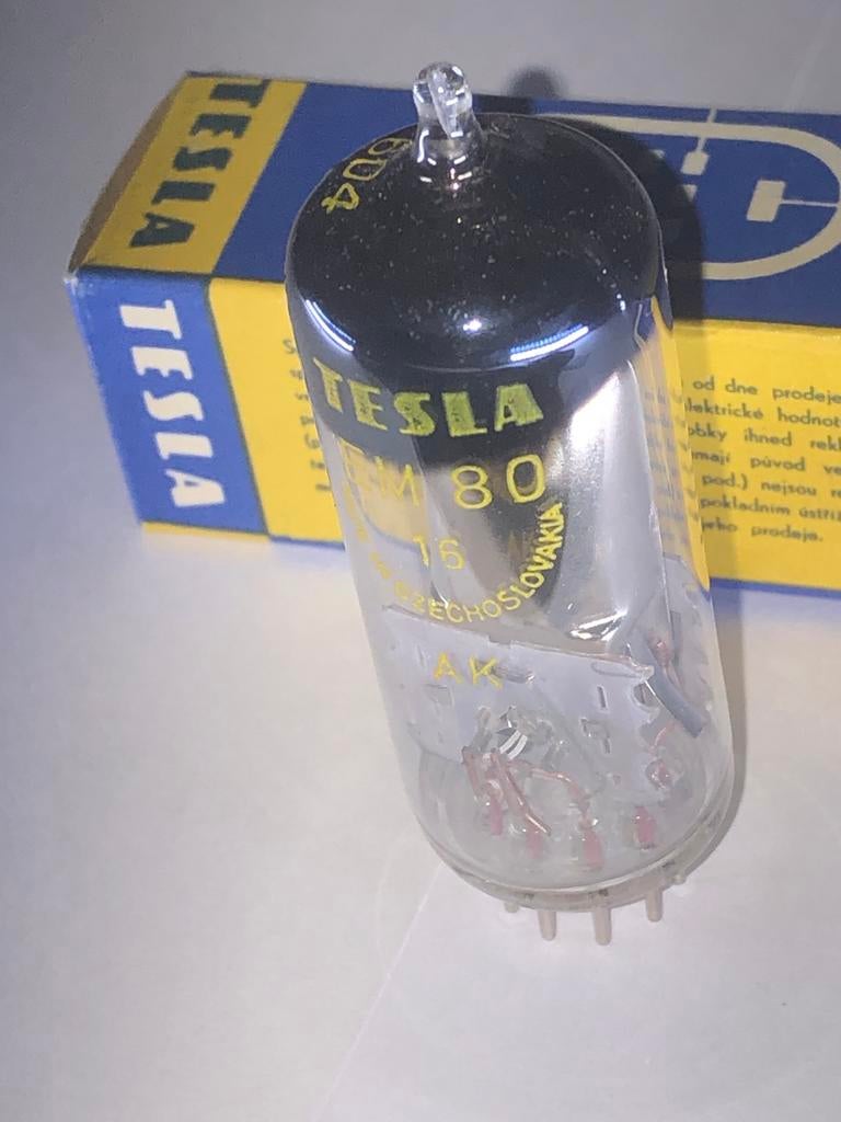 Tesla EM80 Magisch Oog Buis NOS NIB, Audio, Tv en Foto, Radio's, Ophalen of Verzenden, Nieuw, Radio