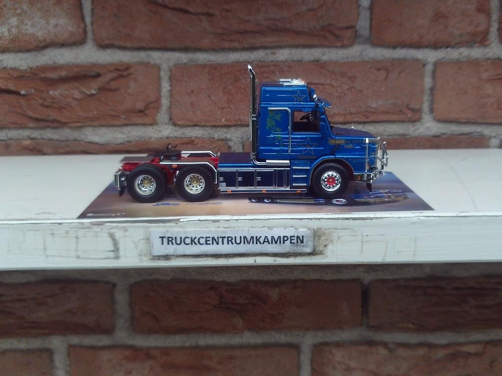 Tekno  Scania  142  torpedo  van  Benny  Rasmussen., Ophalen of Verzenden, Nieuw, Bus of Vrachtwagen, Tekno