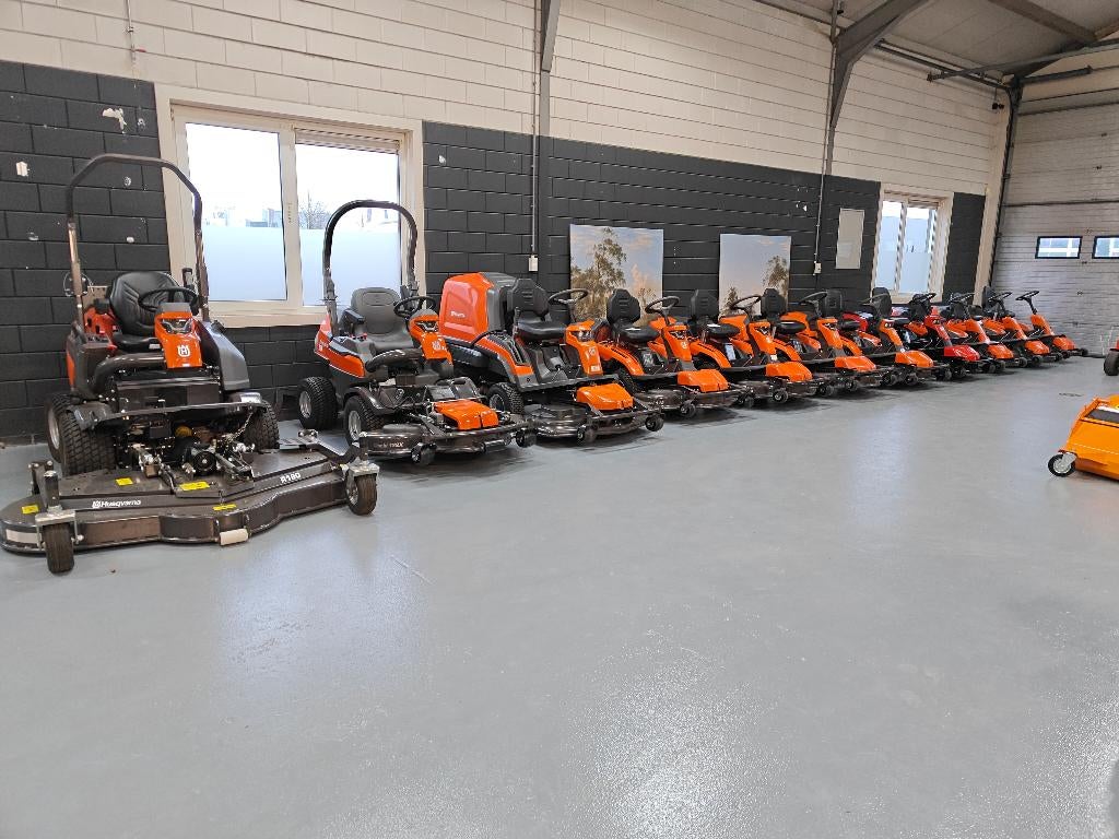 Nieuwe & gebruikte zitmaaiers Husqvarna John Deere EGO Kress, Gebruikt, Ophalen of Verzenden, Mulchfunctie, 90 tot 120 cm