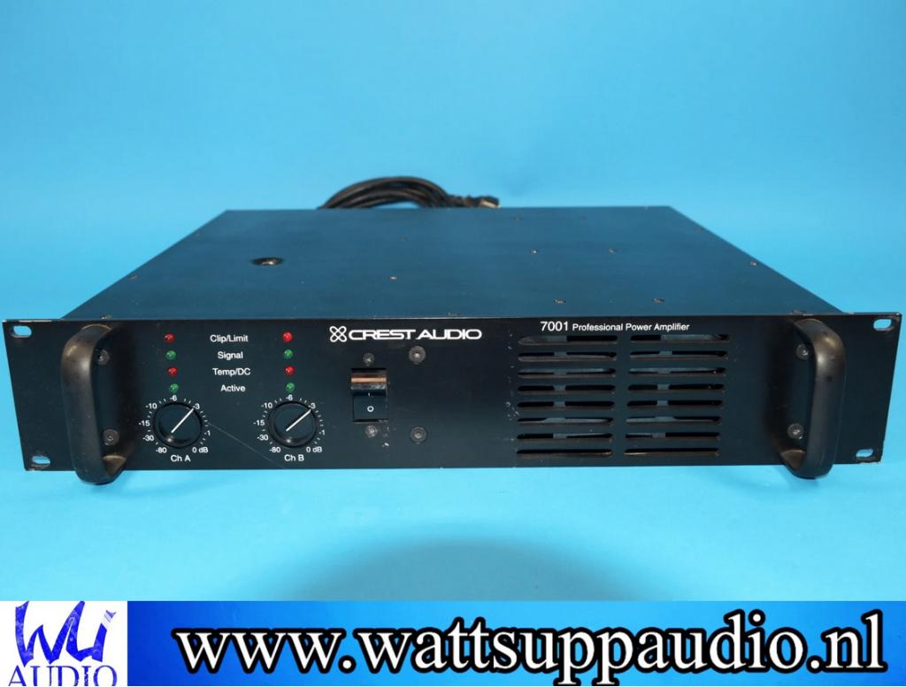Crest 7001 Professional Power versterker 2 x 550@ 8ohm