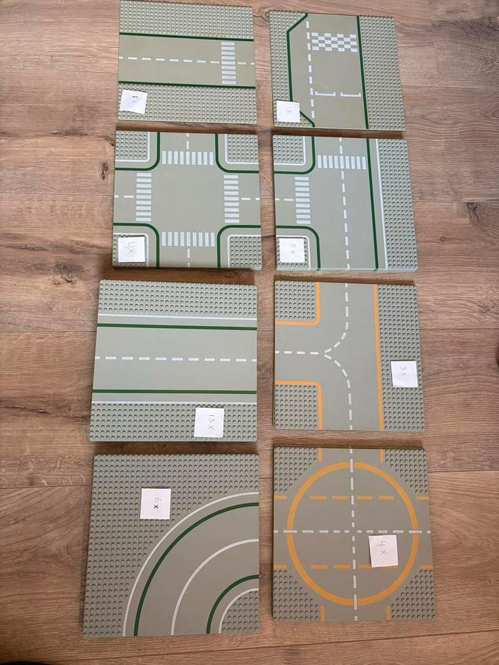 Lego System 37 Grondplaten - Zo Goed Als Nieuw, Ophalen, Zo goed als nieuw, Losse stenen, Lego