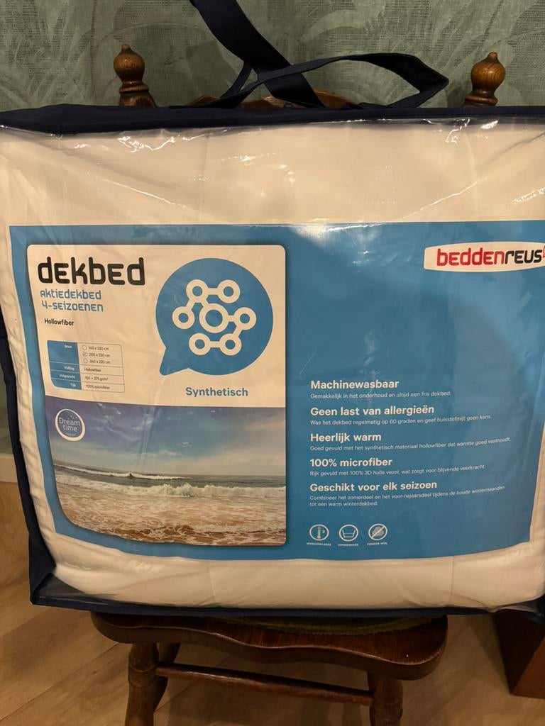 NIEUW!! Dekbed, Wit, Tweepersoons, Ophalen of Verzenden, Deken of Dekbed