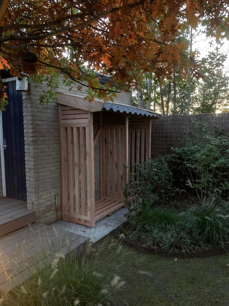 Houthok op maat gemaakt., Tuin en Terras, Haardhout, 6 m³ of meer, Ophalen of Verzenden